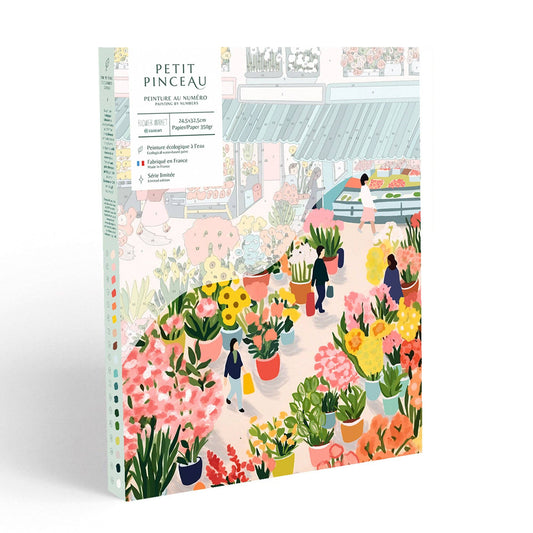 Malen nach Zahlen - Blumenmarkt