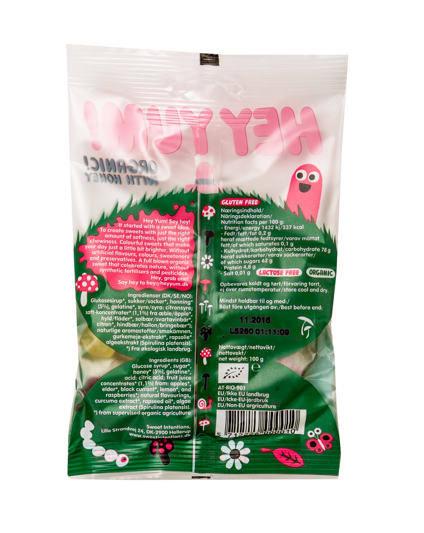 HEY YUM! - HEY YUM! Magic Forest – Bio-Fruchtgummis mit Honig, 100 g