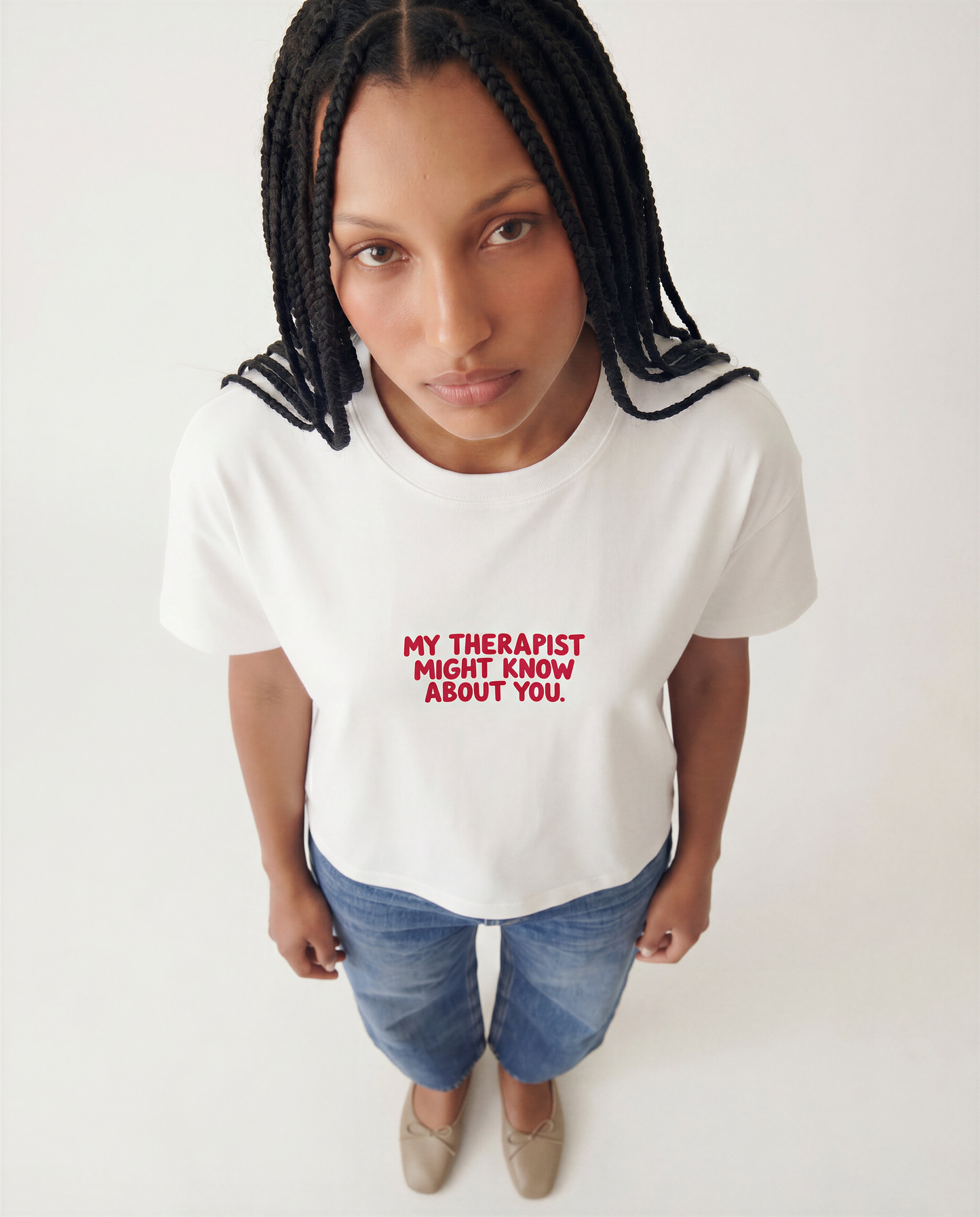 Catharsis - my therapist might know about you T-Shirt cropped