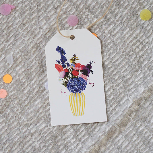 Geschenkanhänger · Spring Flowers Leo La Douce