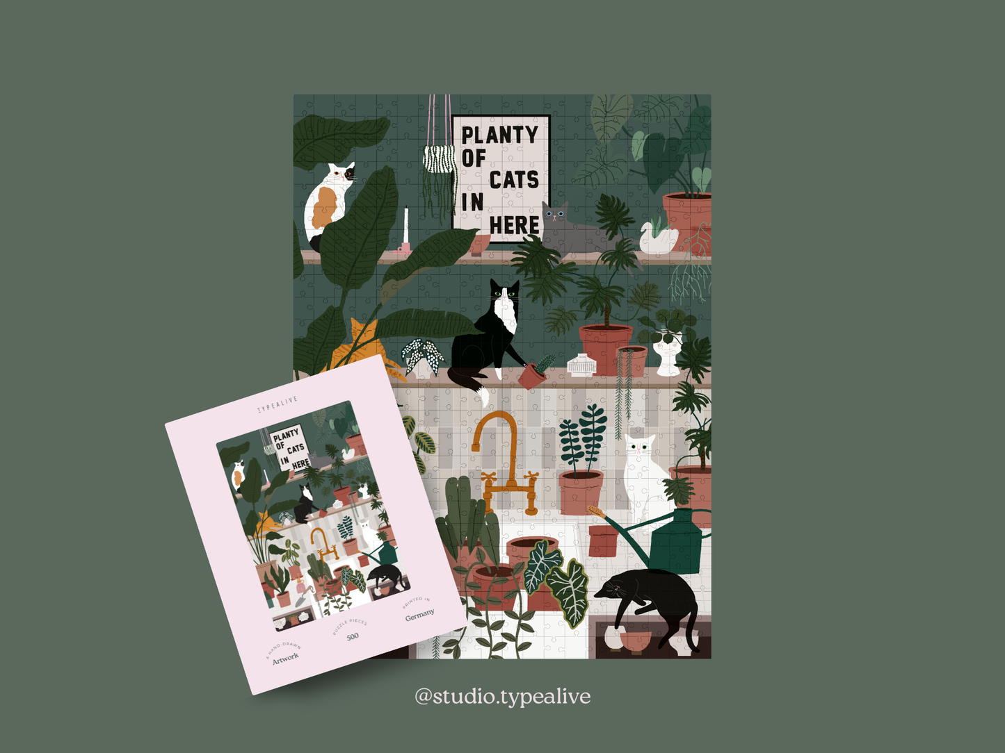 typealive - Puzzle / Planty Of Cats