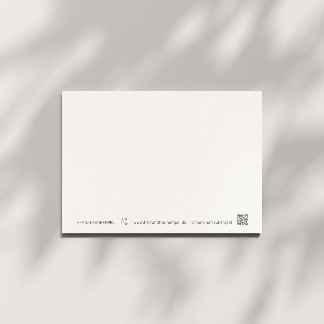 Postkarte - SUPERSCHWESTER Herr&Frau Hempel