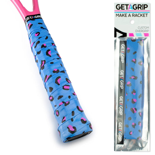 Overgrip Tennis oder Padel Blue Leo Looik Get A Grip Club - Griffband mit Style
