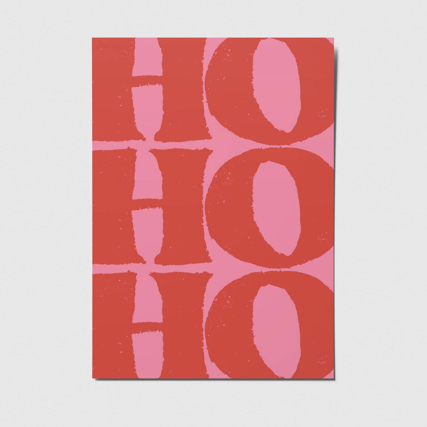 Postkarte Ho Ho Ho - studio mirabella