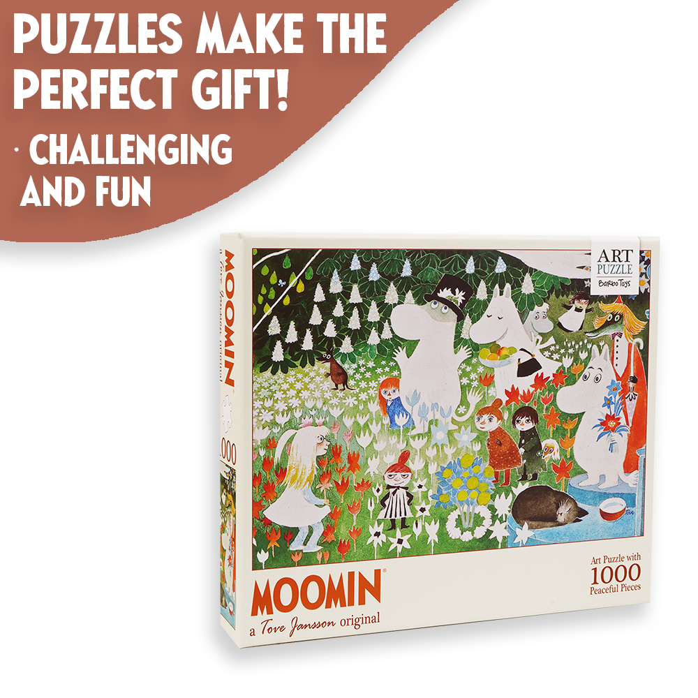 Moomin - Blumengarten Kunst-Puzzle - 1000 Teile - Barbo Toys