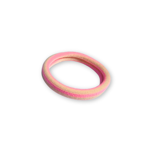 Haargummis beige - pink Herr&Frau Hempel