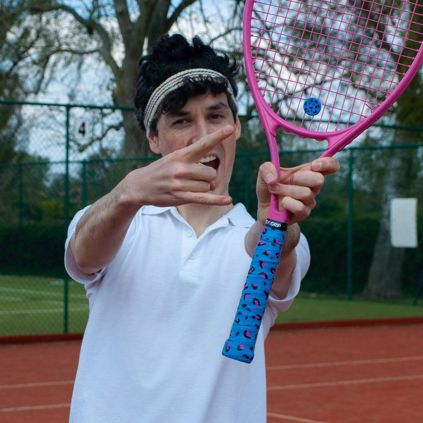 Overgrip Tennis oder Padel Blue Leo Looik Get A Grip Club - Griffband mit Style