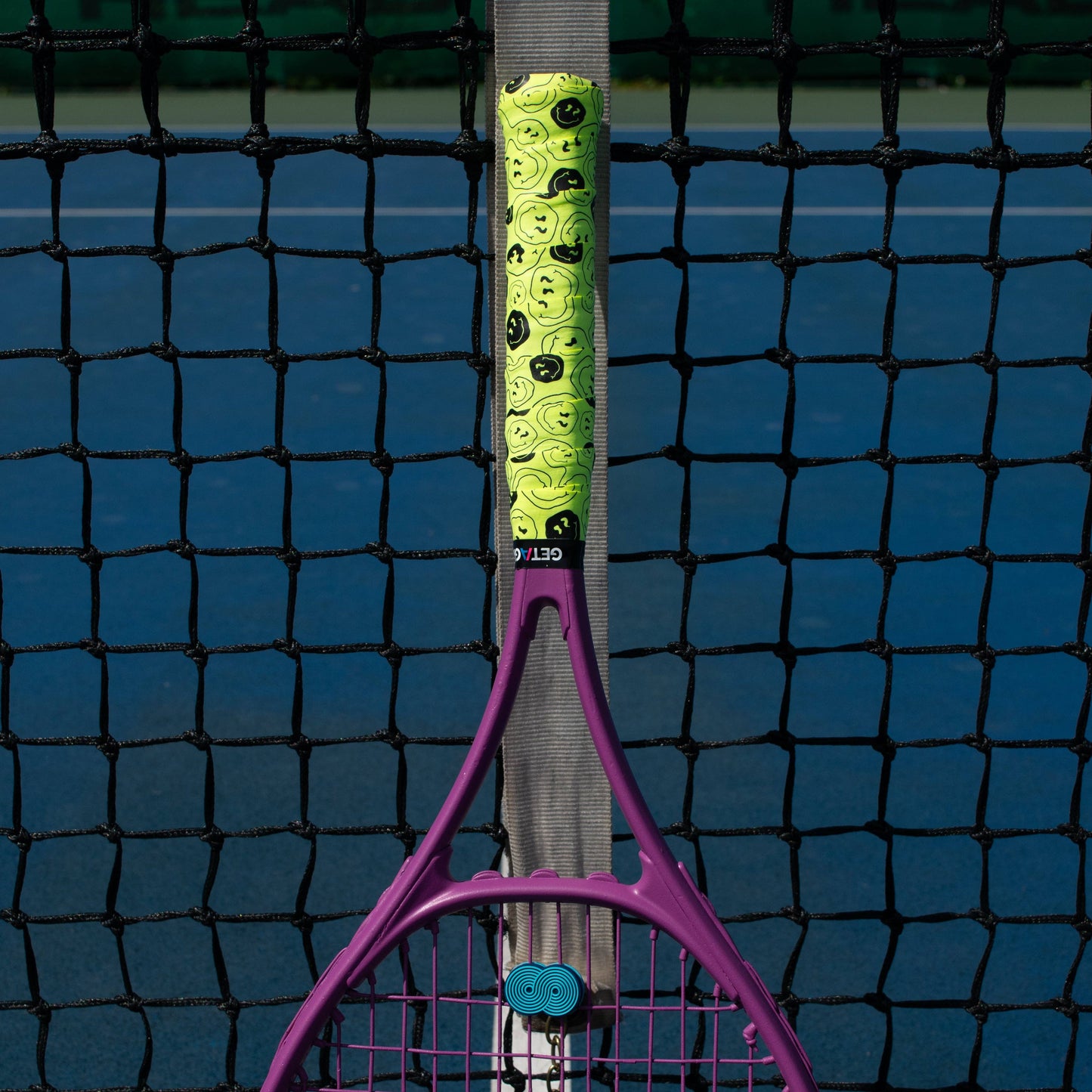 Overgrip Tennis  oder Padel Neon Smiley Get A Grip Club - Griffband mit Style