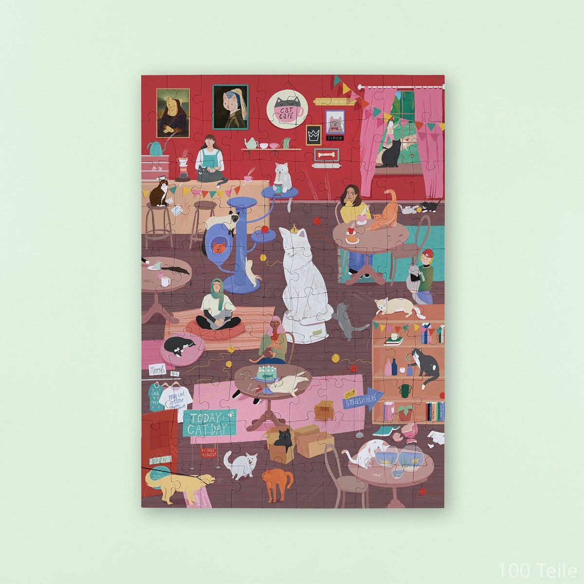 Willa Wunst GmbH - Katzencafé Puzzle 1.000 Teile