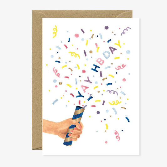 Klappkarte JA BDAY - ALL THE WAYS TO SAY