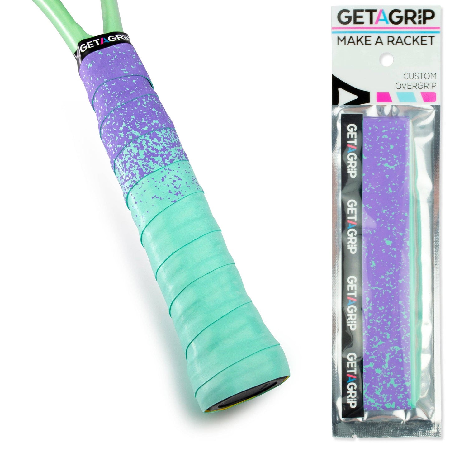 Overgrip Tennis oder Padel Neon Gradient Get A Grip Club - Griffband mit Style