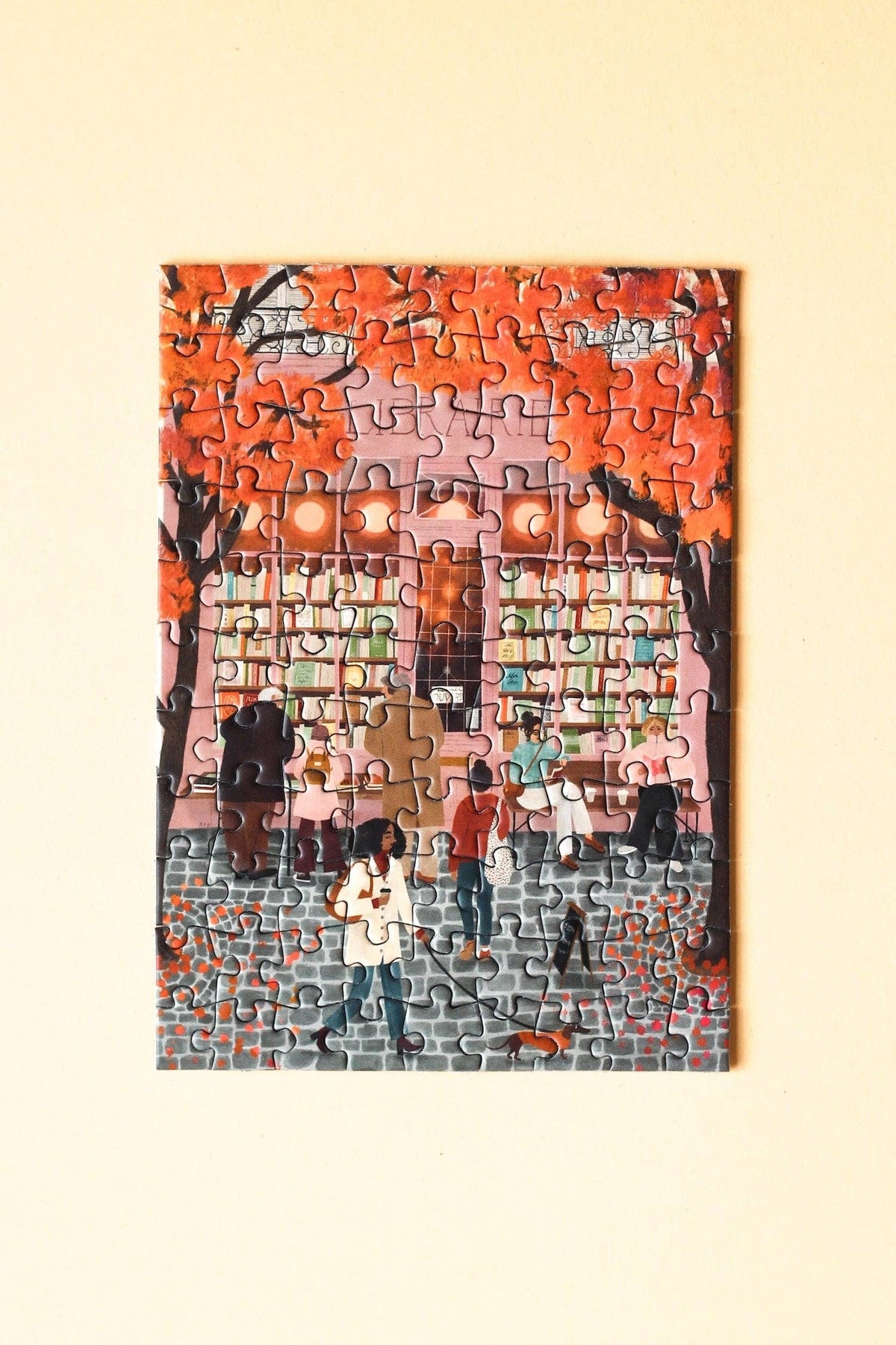 Piecely Puzzles - Mini-Puzzle La Librairie, 99 Teile