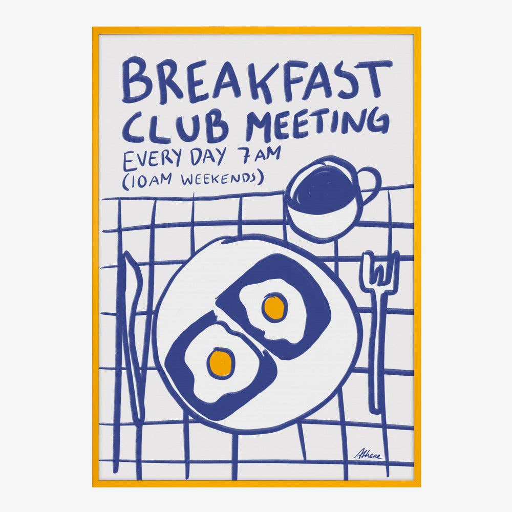 Pictufy Wholesale - Breakfast Club Eier-Kunstdruck – Naive Küchendekoration