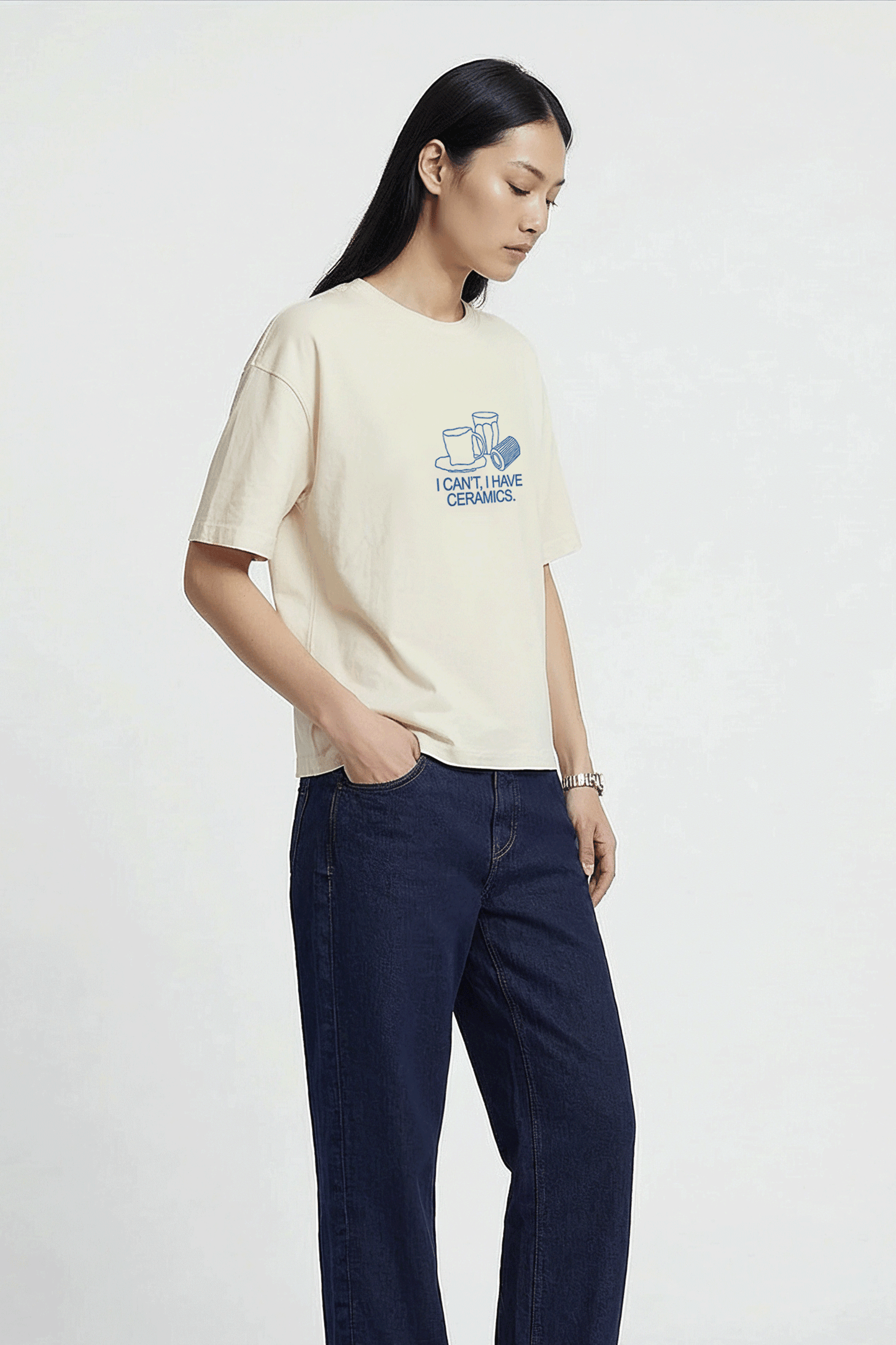 Catharsis - I can‘t I have ceramics cropped T-Shirt