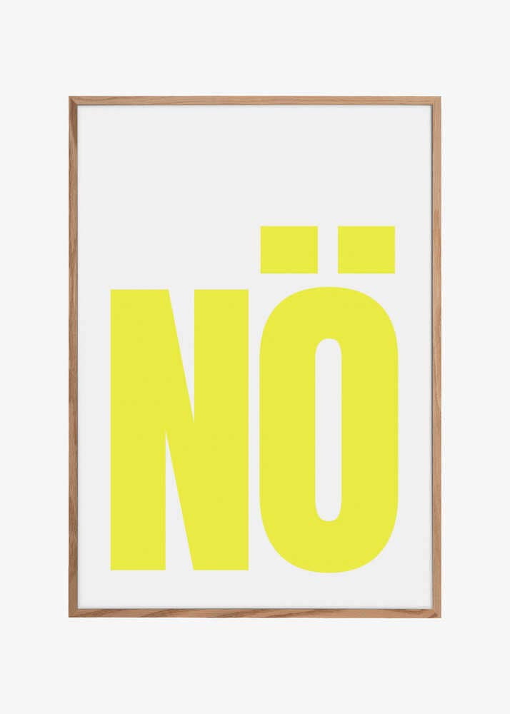 Print Nö Moderne typografische Kunstwerke - Pictufy