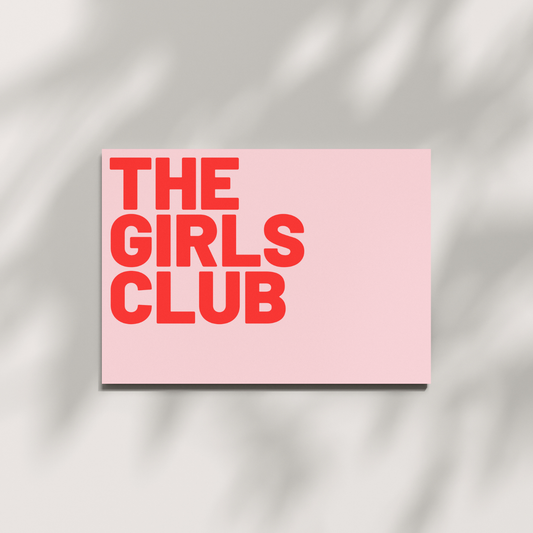 Postkarte - THE GIRLS CLUB Herr&Frau Hempel