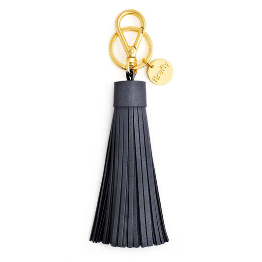 Firefly Reflectors - Weicher Quastenreflektor – Dunkles Denim / Gold