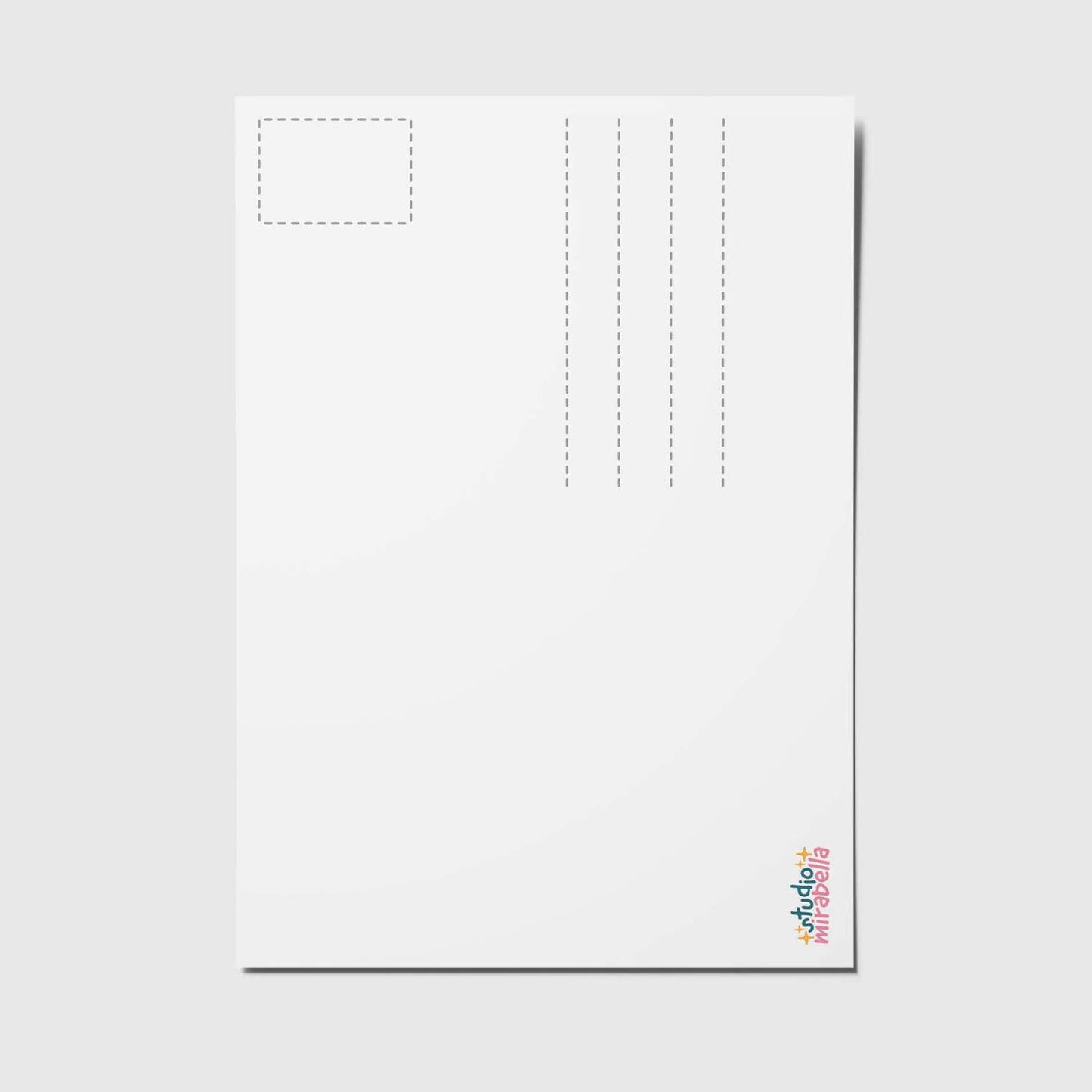 Postkarte Merry christmas - studio mirabella