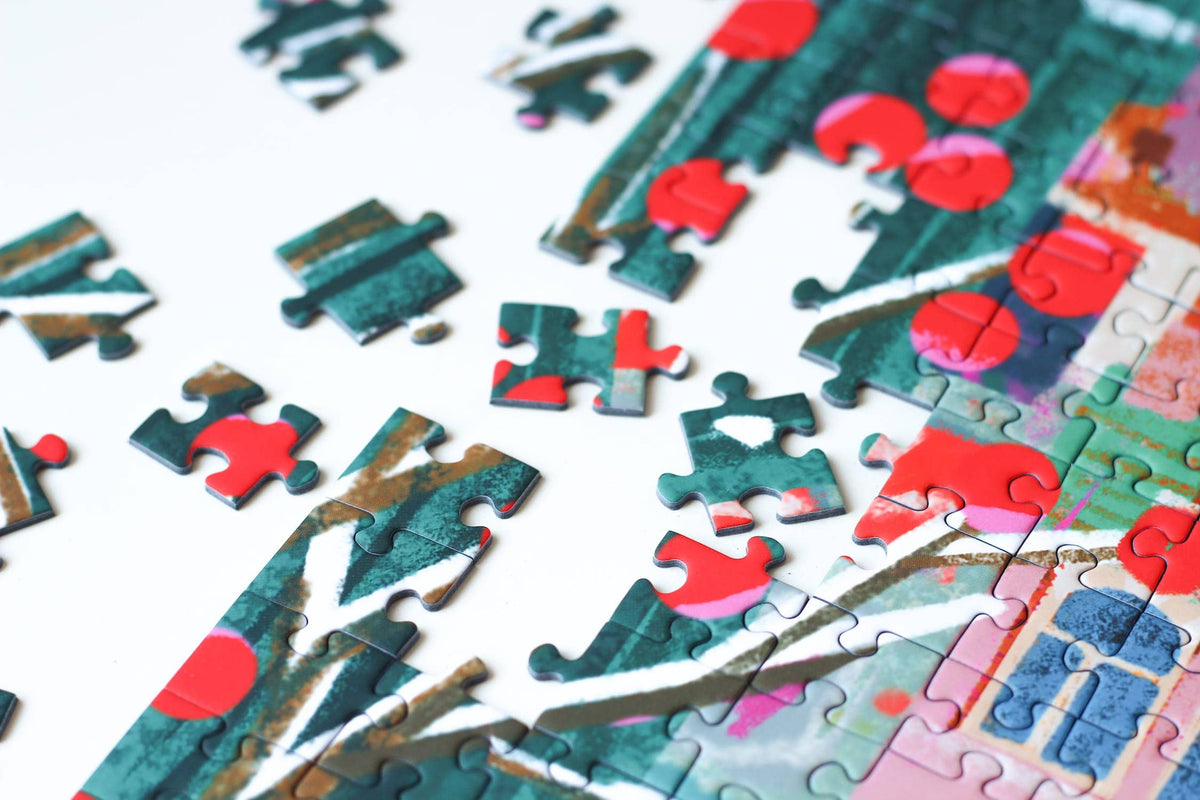 Piecely Puzzles - Puzzle Jolly Holidays, 1000 Teile