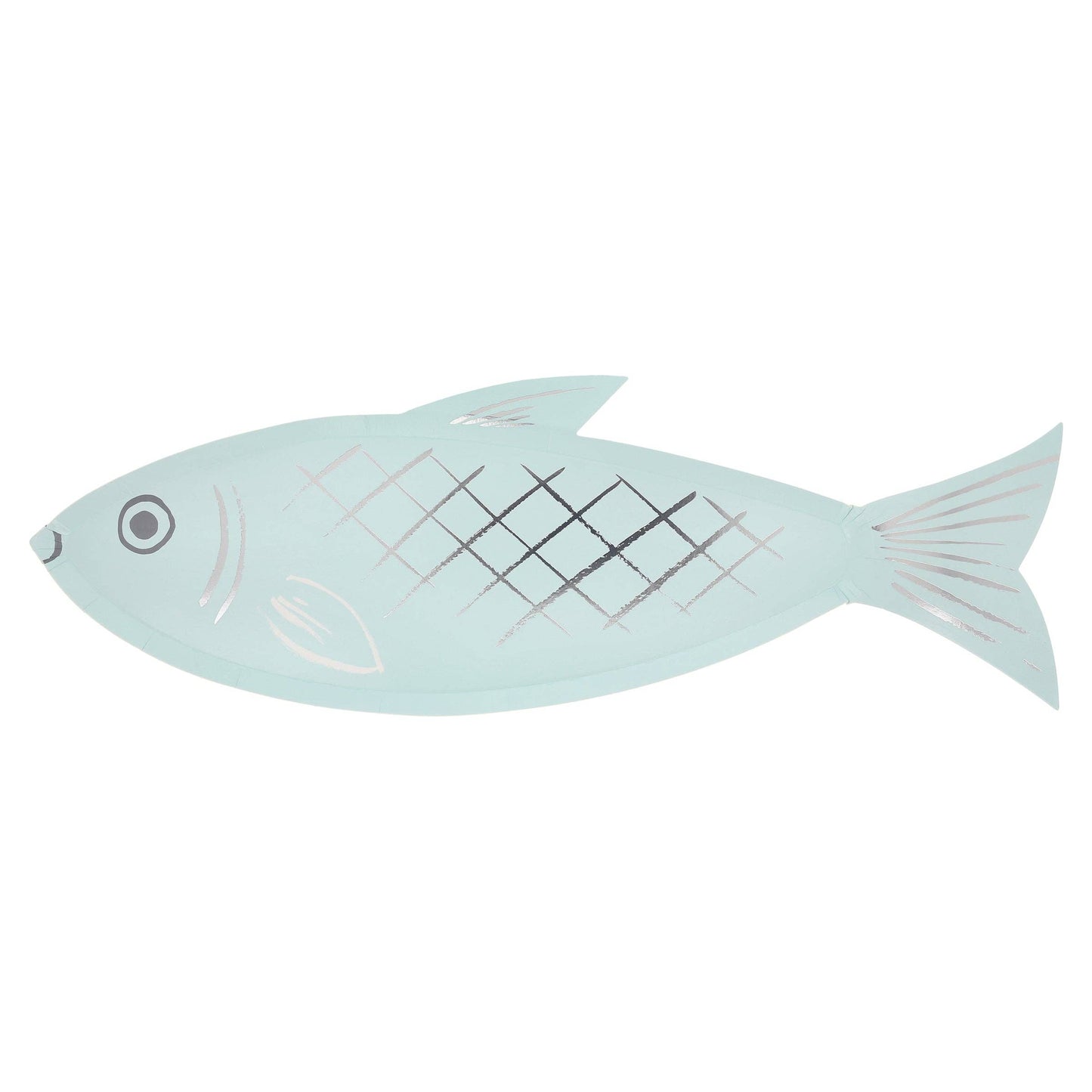 Partyteller in Fischform - Set aus 8 Fischplatten von Meri Mer