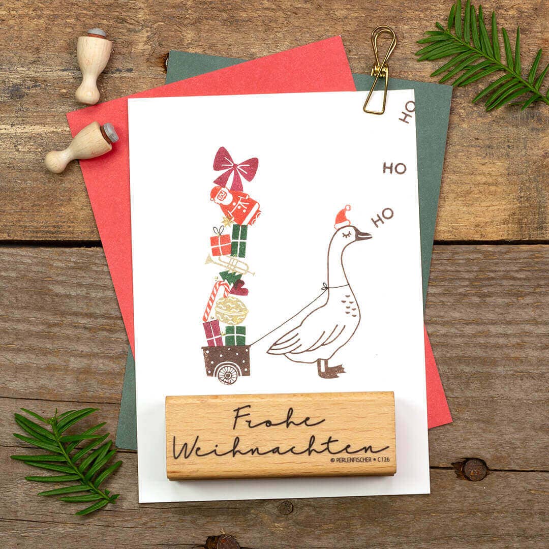 Stempel Frohe Weihnachten 3 von Perlenfischer