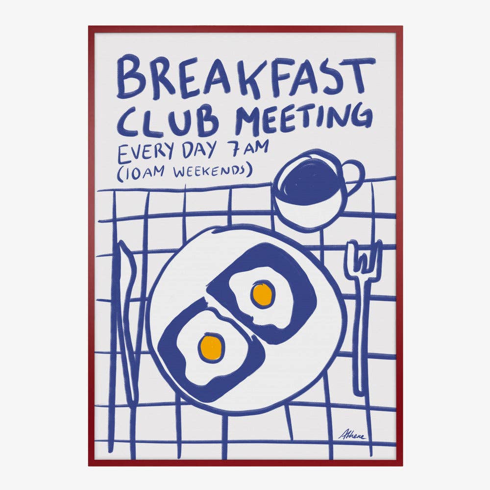 Pictufy Wholesale - Breakfast Club Eier-Kunstdruck – Naive Küchendekoration