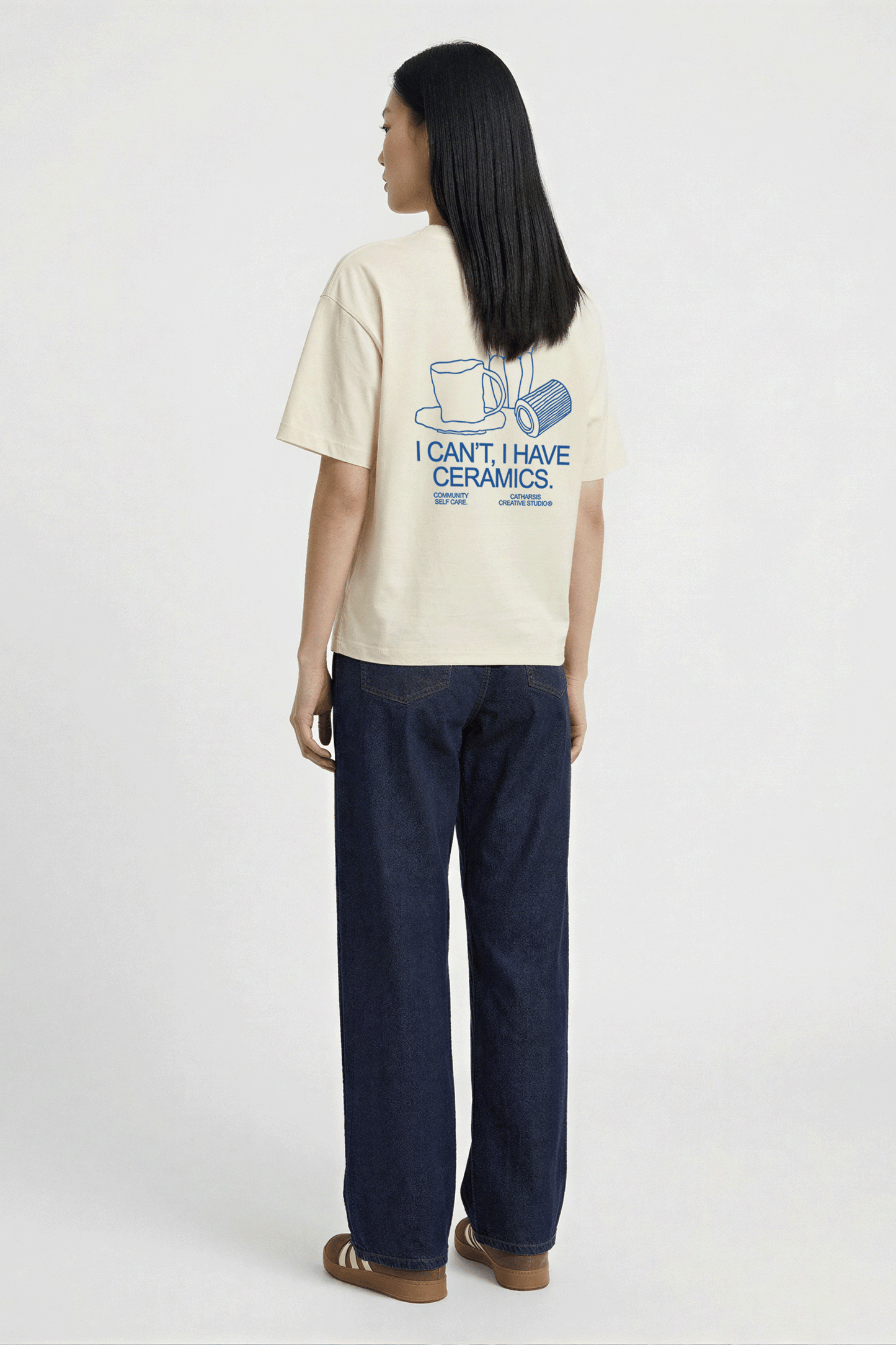 Catharsis - I can‘t I have ceramics cropped T-Shirt
