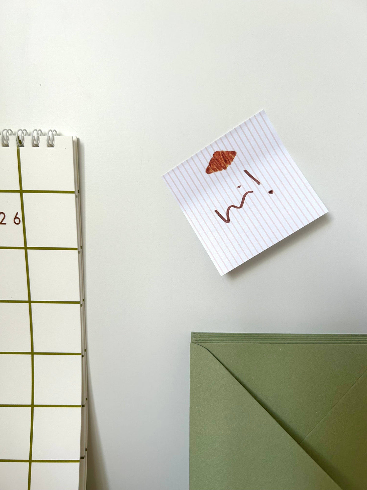 SANS.design - Klebezettel Sticky notes I Croissant