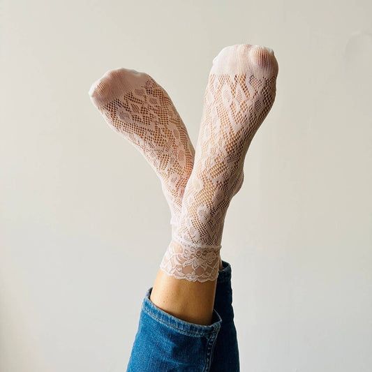 Netzsocken verschied. Farben - Sockette