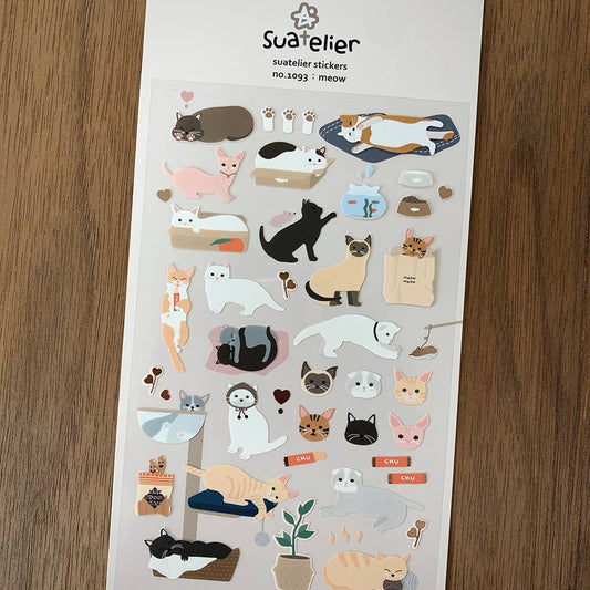 Sticker Miau Suatelier