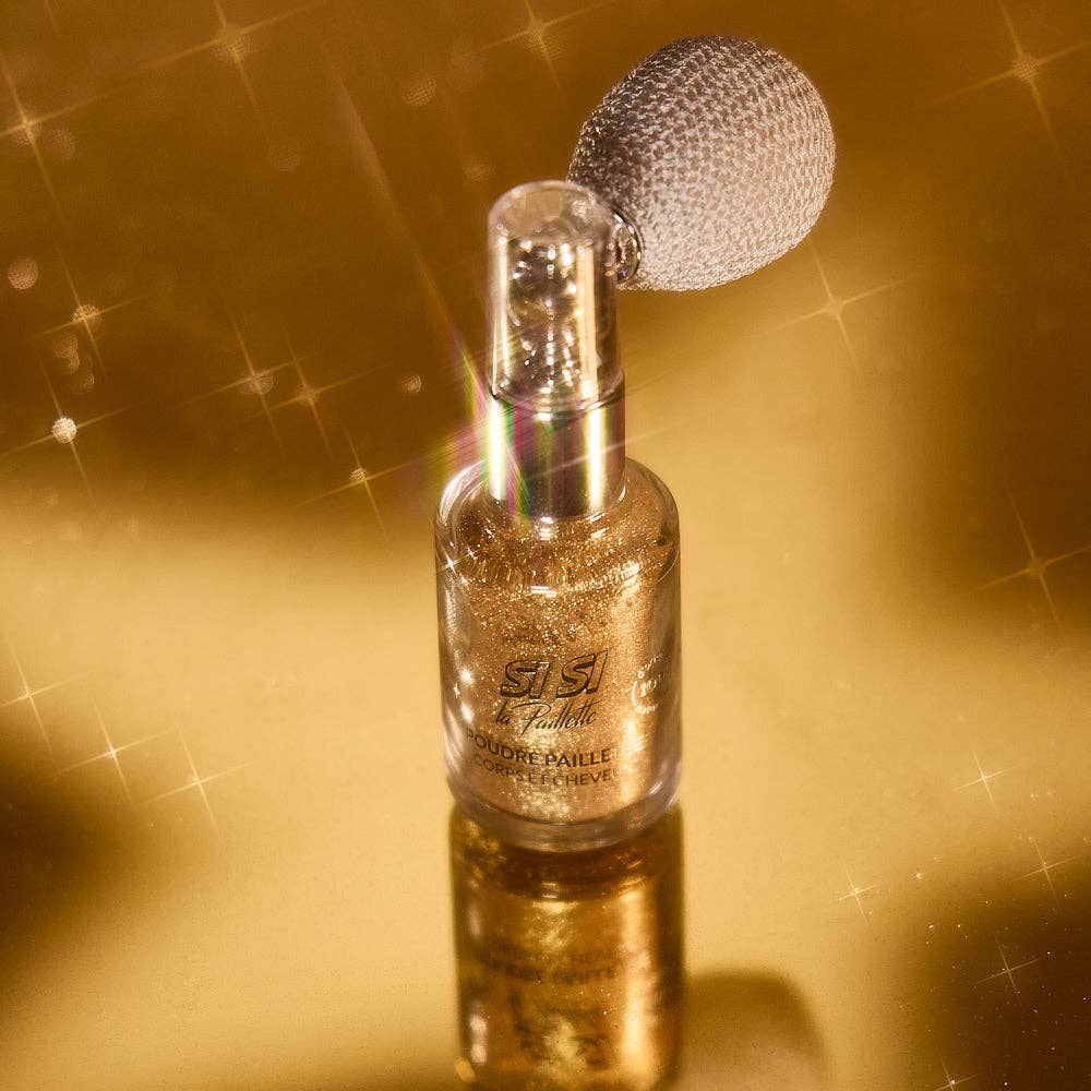 SI SI LA PAILLETTE - Glitzerpuderspray - Gold