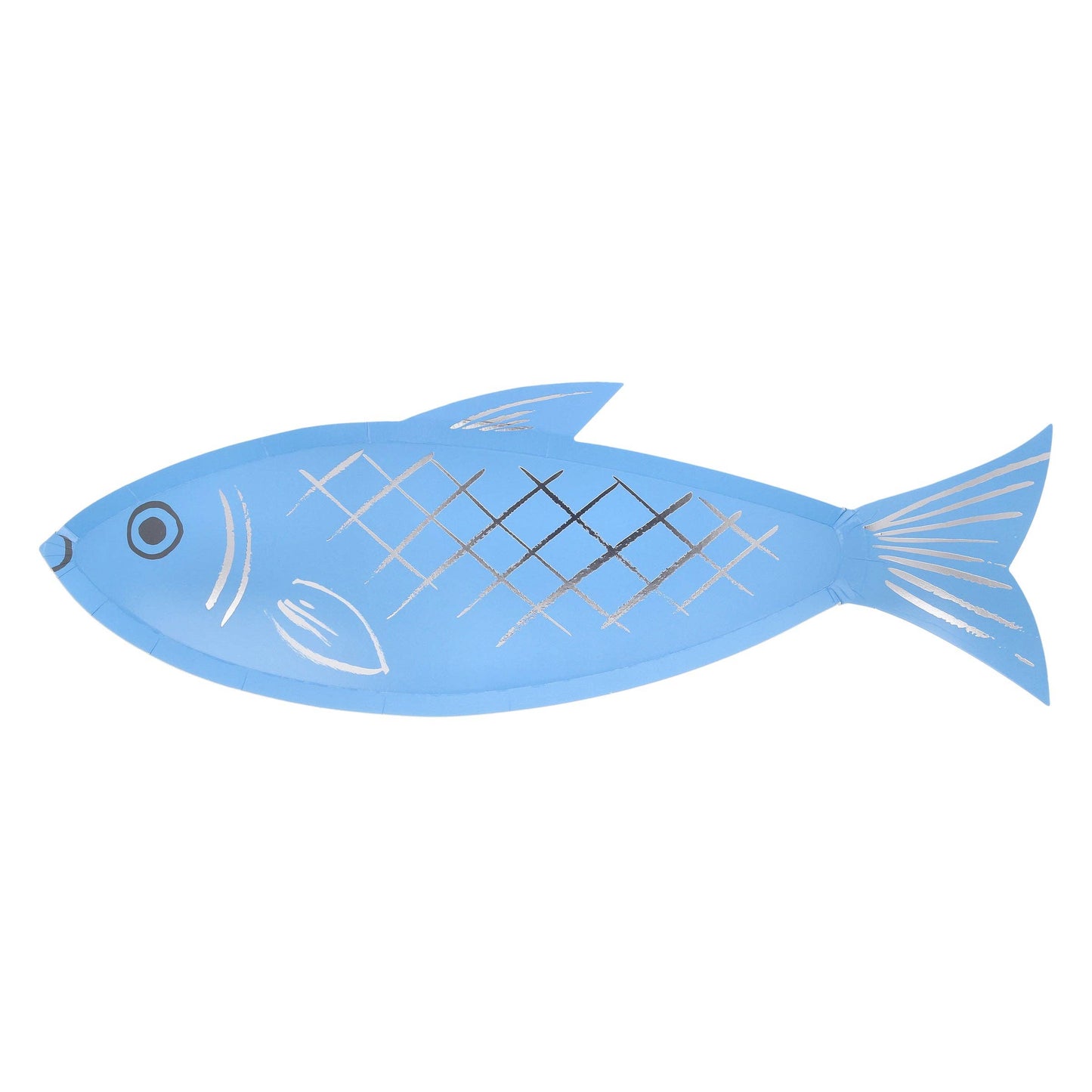 Partyteller in Fischform - Set aus 8 Fischplatten von Meri Mer