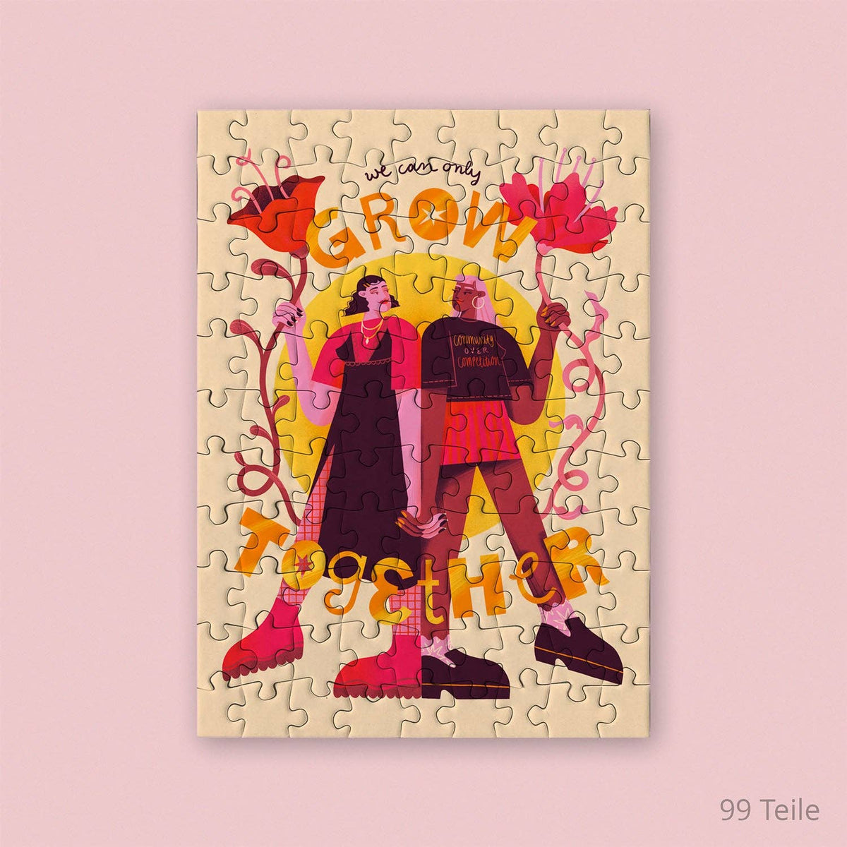 Willa Wunst - Grow Together Mini Puzzle 99 Teile