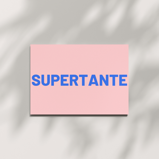 Postkarte - SUPERTANTE Herr&Frau Hempel