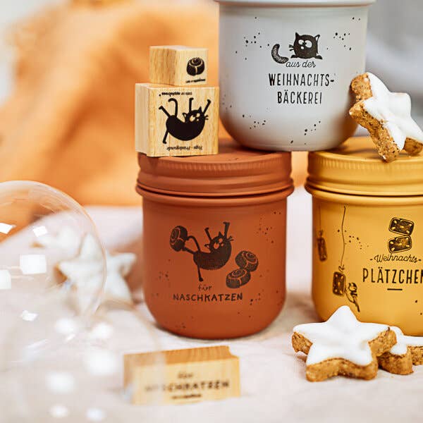 Ministempel Zimtschnecke - cats on appletrees