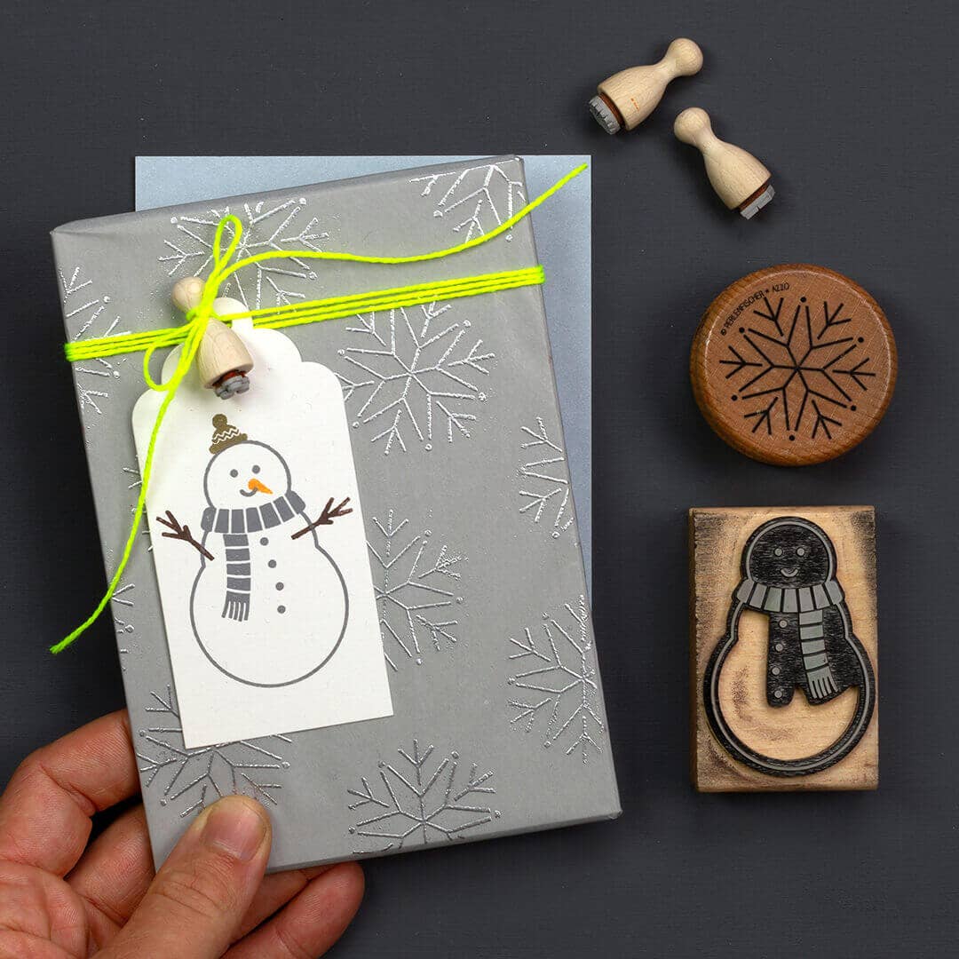 Stempel Schneemann von Perlenfischer