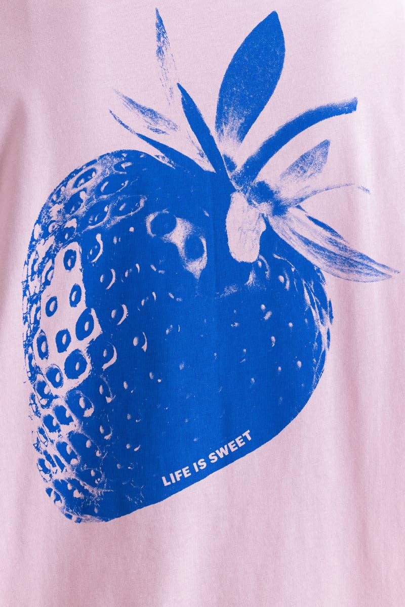 Hey Honey - Oversized T-Shirt Strawberry