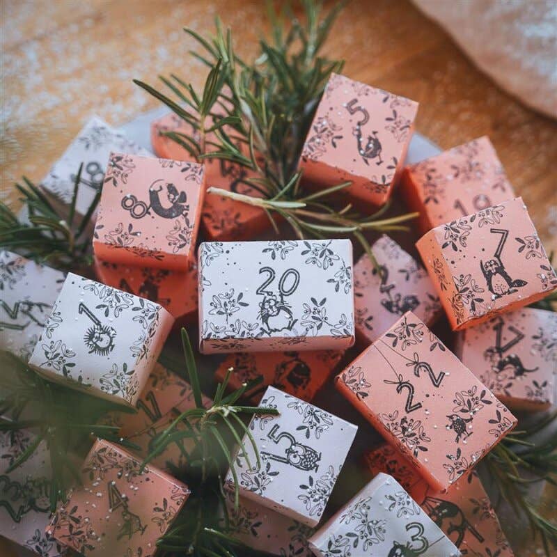 cats on appletrees - Ministempel Mistelzweig 3