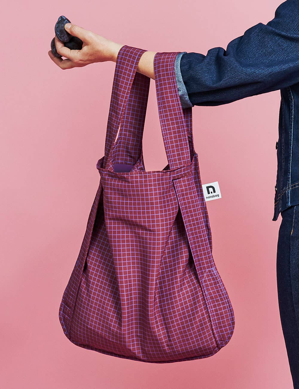 Notabag - Original Rucksack und Tasche – Pflaume bitte