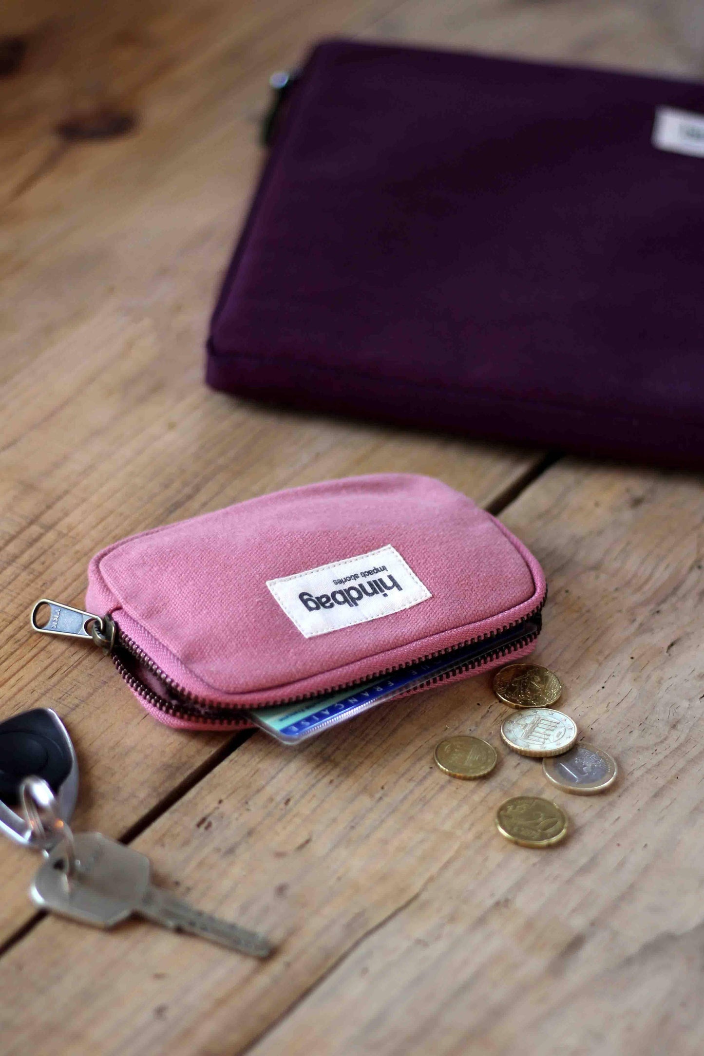 Hindbag - Lili Blush Geldbörse mit Reißverschluss