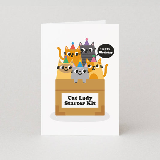 Klappkarte Cat Lady Starter-Kit - Studio Boketto