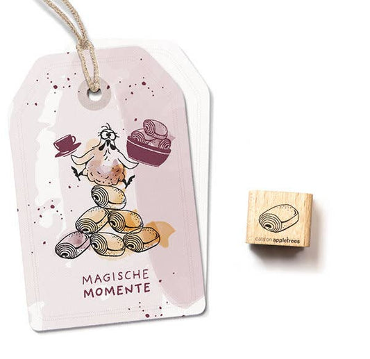 cats on appletrees - Ministempel Pain au Chocolat