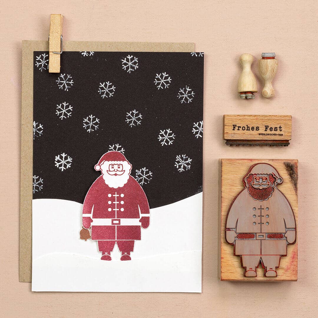 Stempel Weihnachtsmann von Perlenfischer