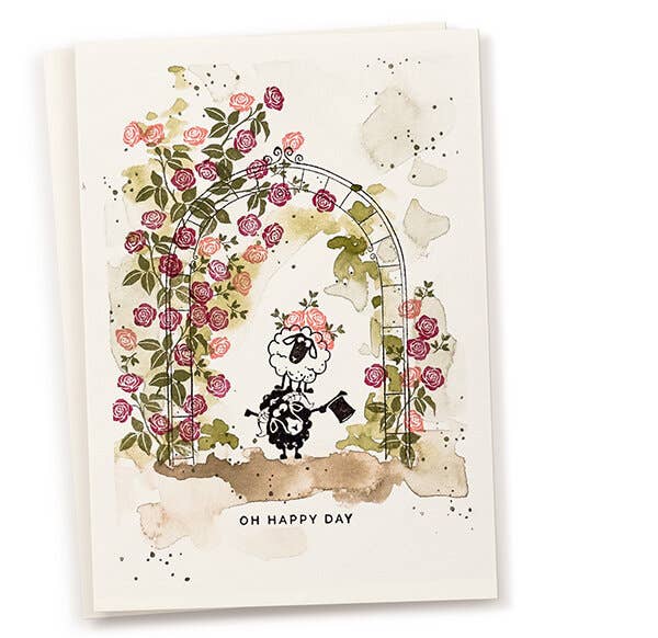 Ministempel Rose 1 - cats on appletrees