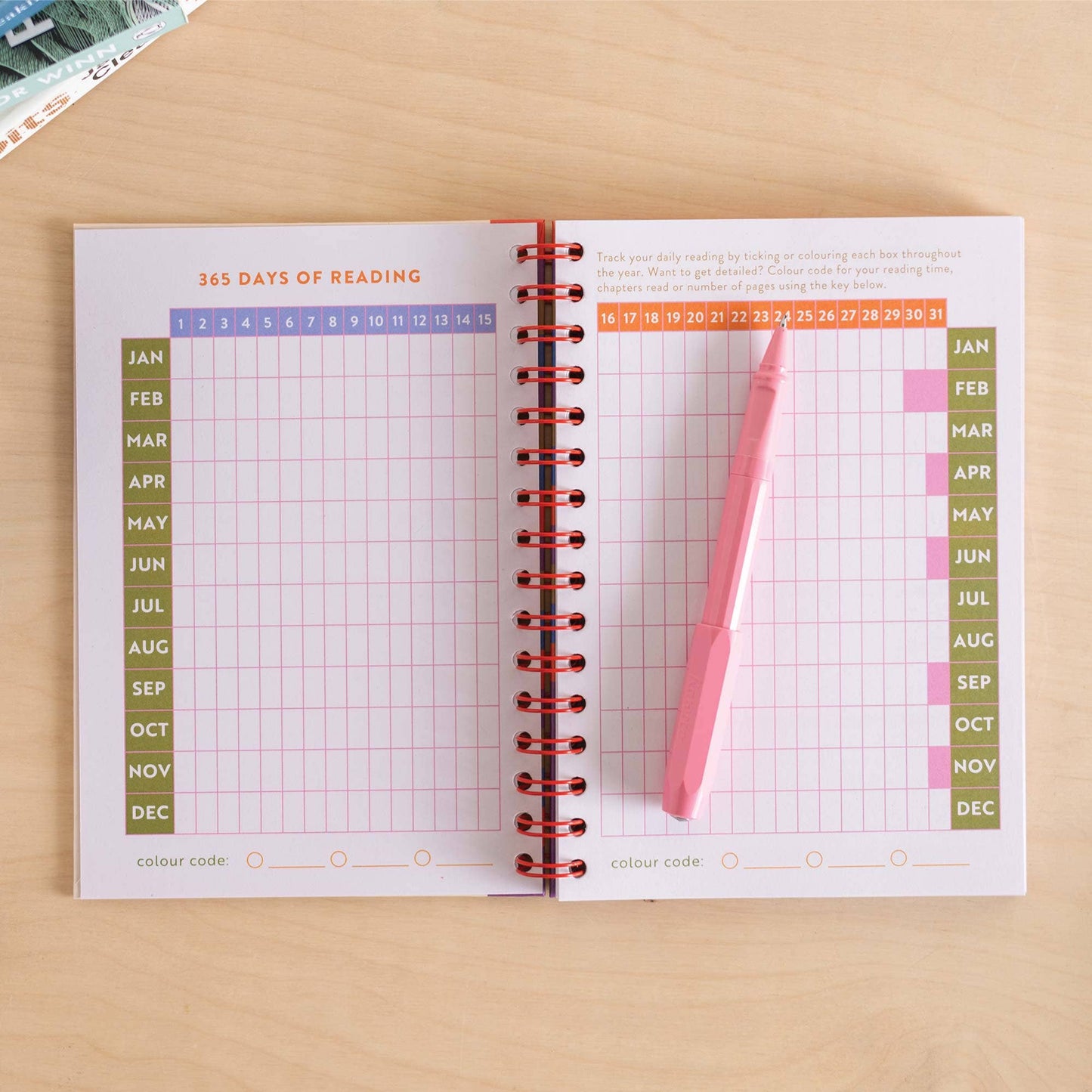 Reading Journal Plot Vibe - Lesetagebuch A5 Hardcover/Spiral - Good Tuesday