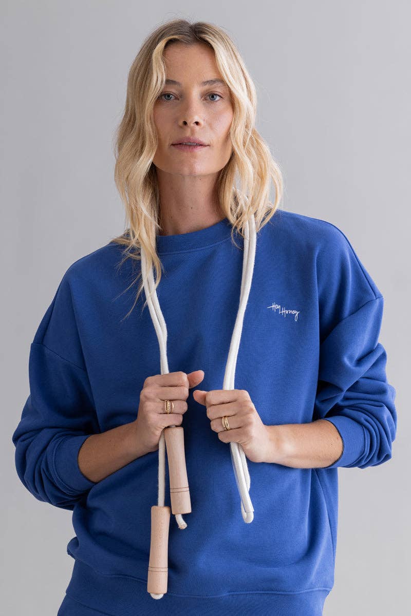 Hey Honey - Sweater Royal Blue