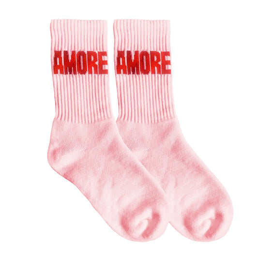 AMORE Socken rosa/rot - Navucko