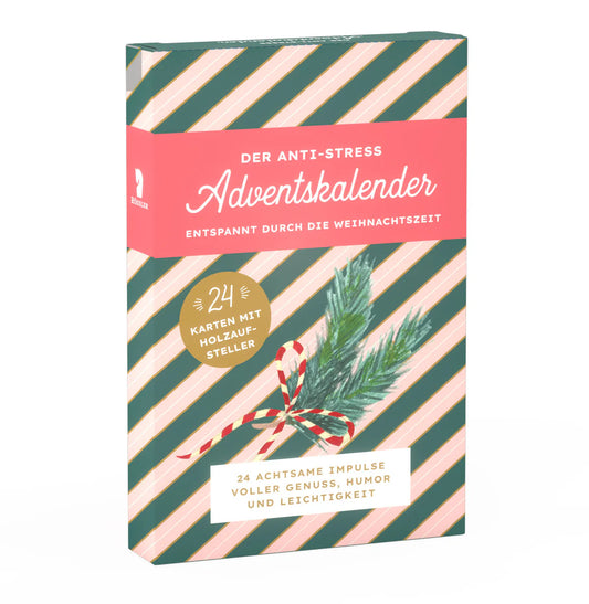 Achtsamkeits-Adventskalender mit 24 Karten von Rössler