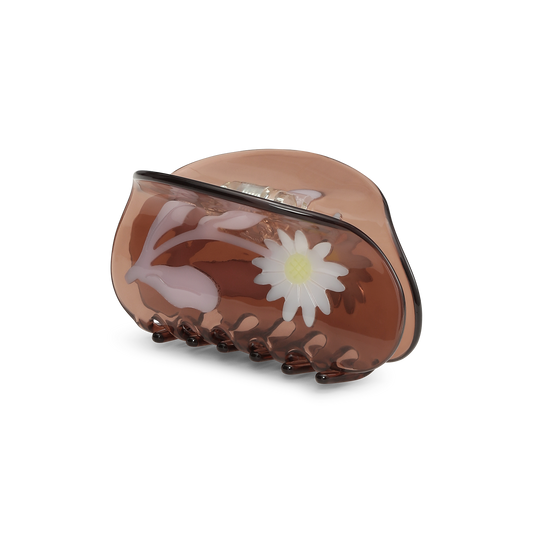 Annette Flower Big Chocolate Hair Clip - Sui Ava