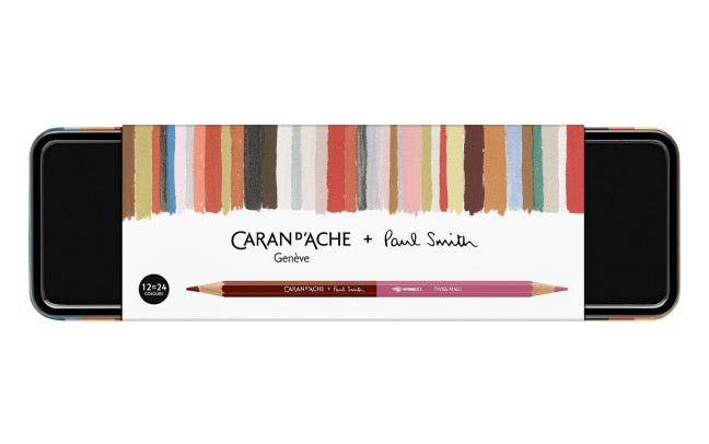 Set Paul Smith bicolor zweifarbige aquarellierbare Buntstifte - Caran d'Ache